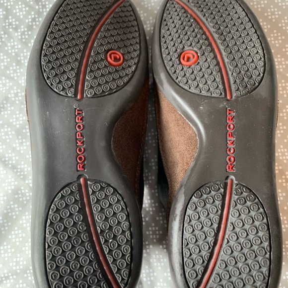 Rockport Womens Size 8M Slip On Loafers Brown Shoes Comfortable Casual - Picture 4 of 5